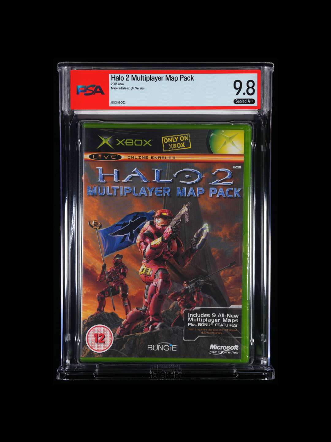 Halo 2 - Multiplayer Map Pack (Xbox, PAL, Factory Sealed) - PSA 9.8 A++