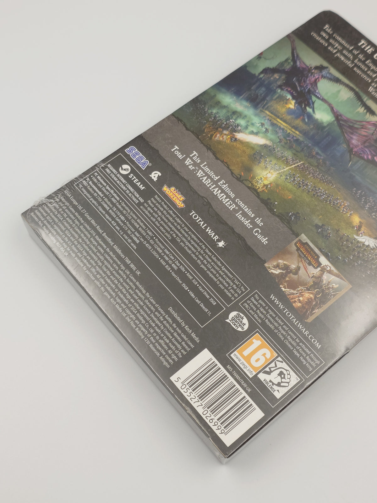 Total War: Warhammer - Limited Edition Steelbook (PC, UK PAL) - Factory Sealed
