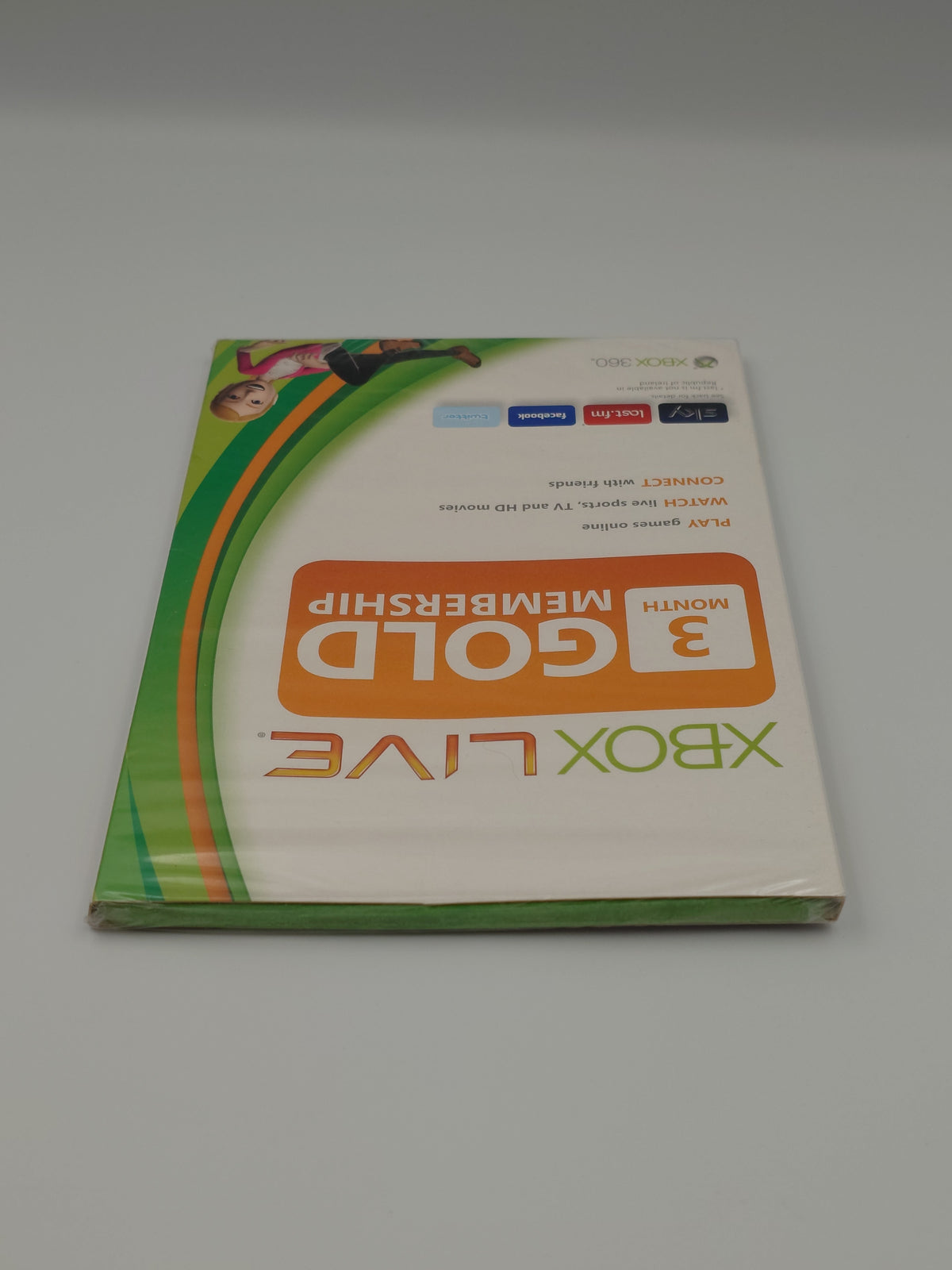 Xbox Live 3 Month Gold Membership (Xbox 360, PAL) - Factory Sealed