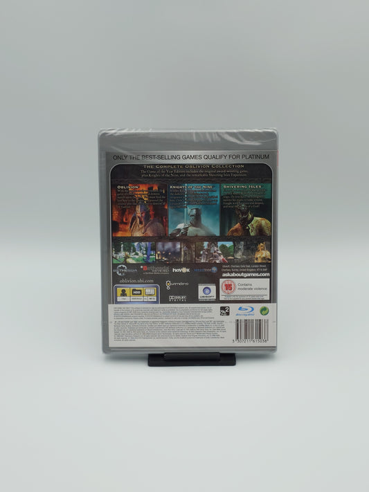 The Elder Scrolls IV: Oblivion – Game of the Year Edition (PS3 Platinum, UK PAL) – Factory Sealed