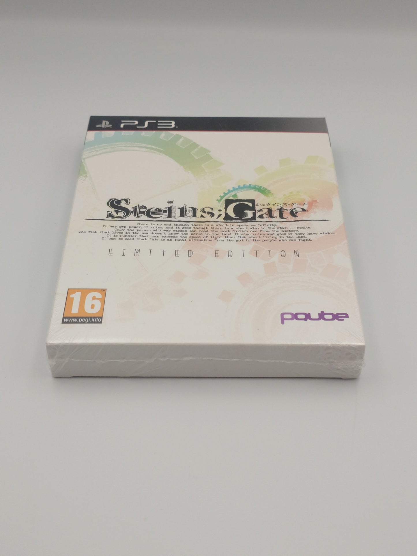 Steins;Gate – Limited Edition (PS3, UK PAL) – Factory Sealed