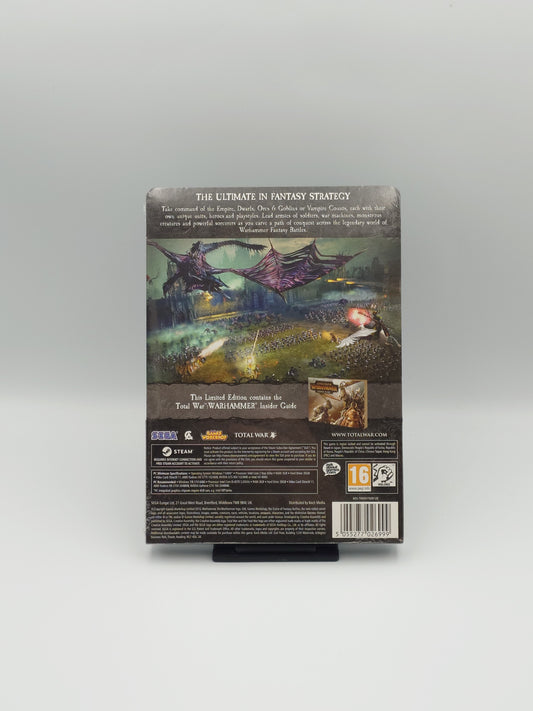 Total War: Warhammer – Limited Edition Steelbook (PC, PAL) – Factory Sealed