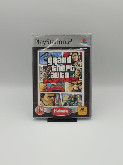 Grand Theft Auto: Liberty City Stories (PS2 Platinum, UK PAL) – Factory Sealed