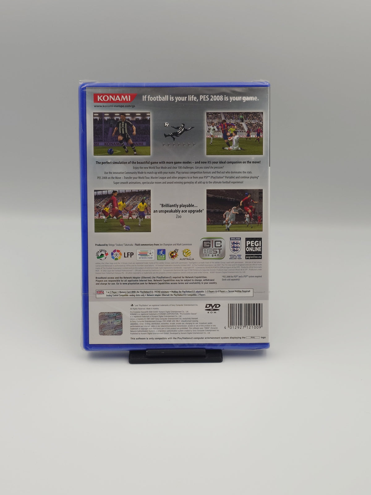 Pro Evolution Soccer 2008 (PS2, UK PAL) - Factory Sealed