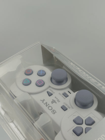PlayStation 1 DualShock Controller - Light Grey (PS1, PAL) - Factory Sealed