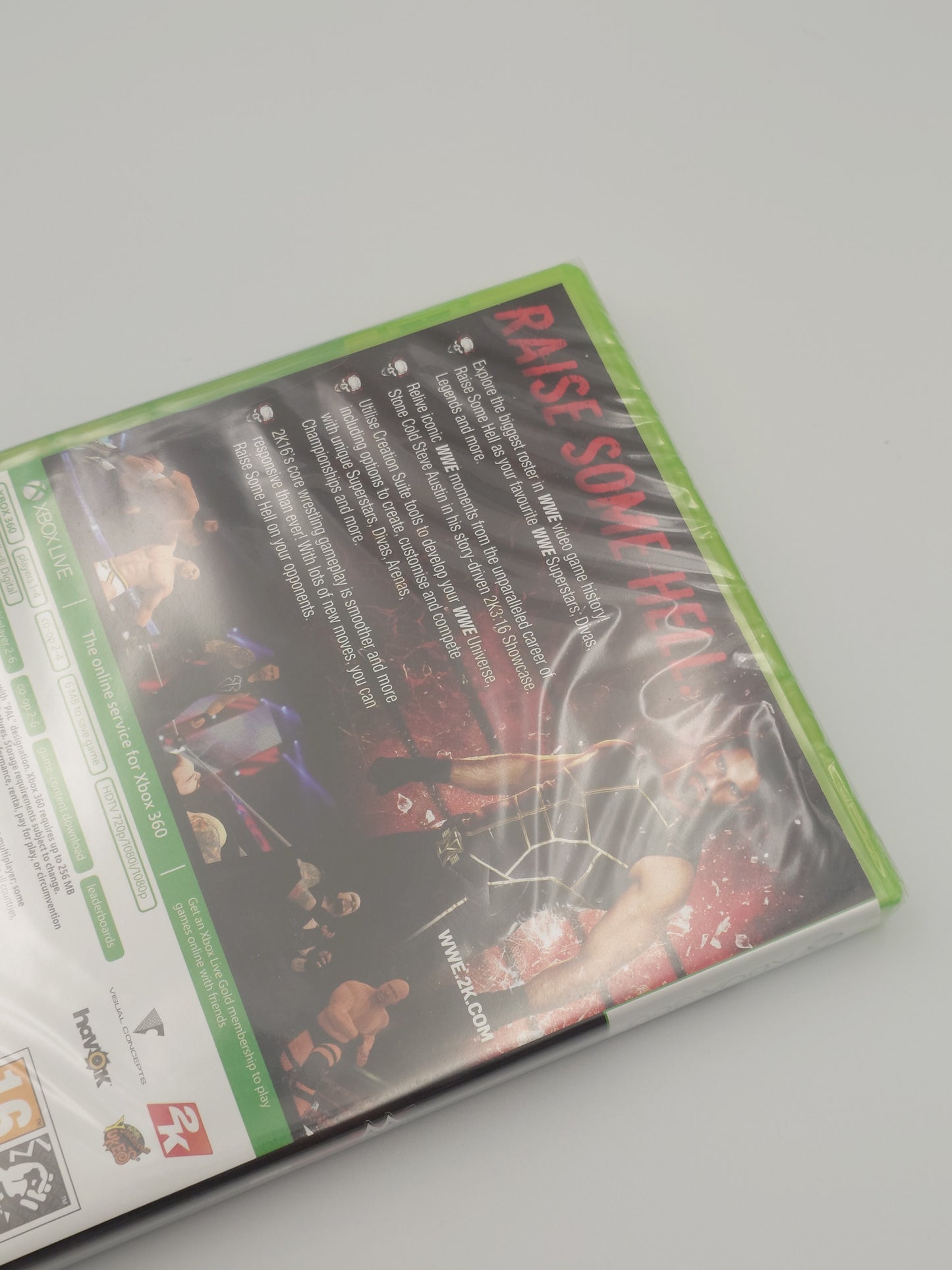 WWE 2K16 (Xbox 360, PAL) – Factory Sealed