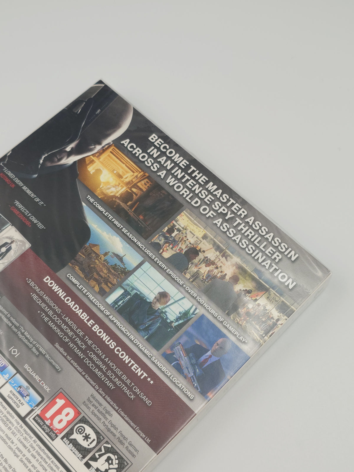 Hitman - The Complete First Season Steelbook Edition (PS4, UK PAL) - Factory Sealed