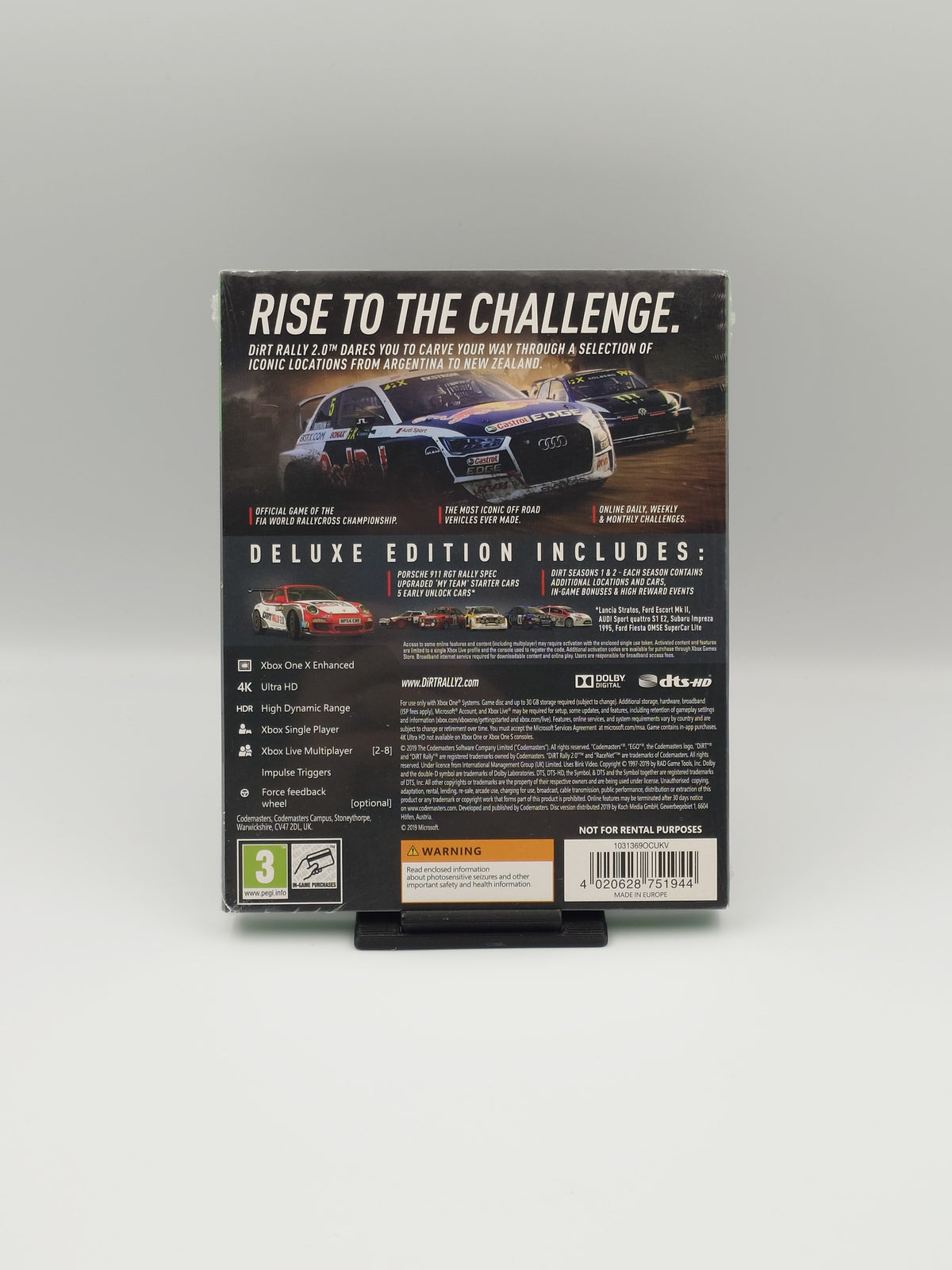 DiRT Rally 2.0 - Deluxe Edition (Xbox One, PAL) - Factory Sealed