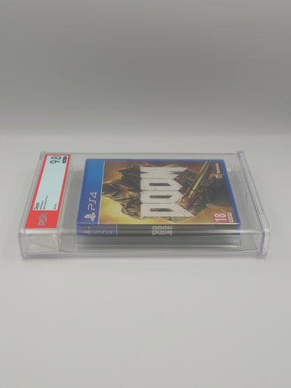 DOOM (PS4, UK PAL, Factory Sealed) - PSA Graded 9.8 A++