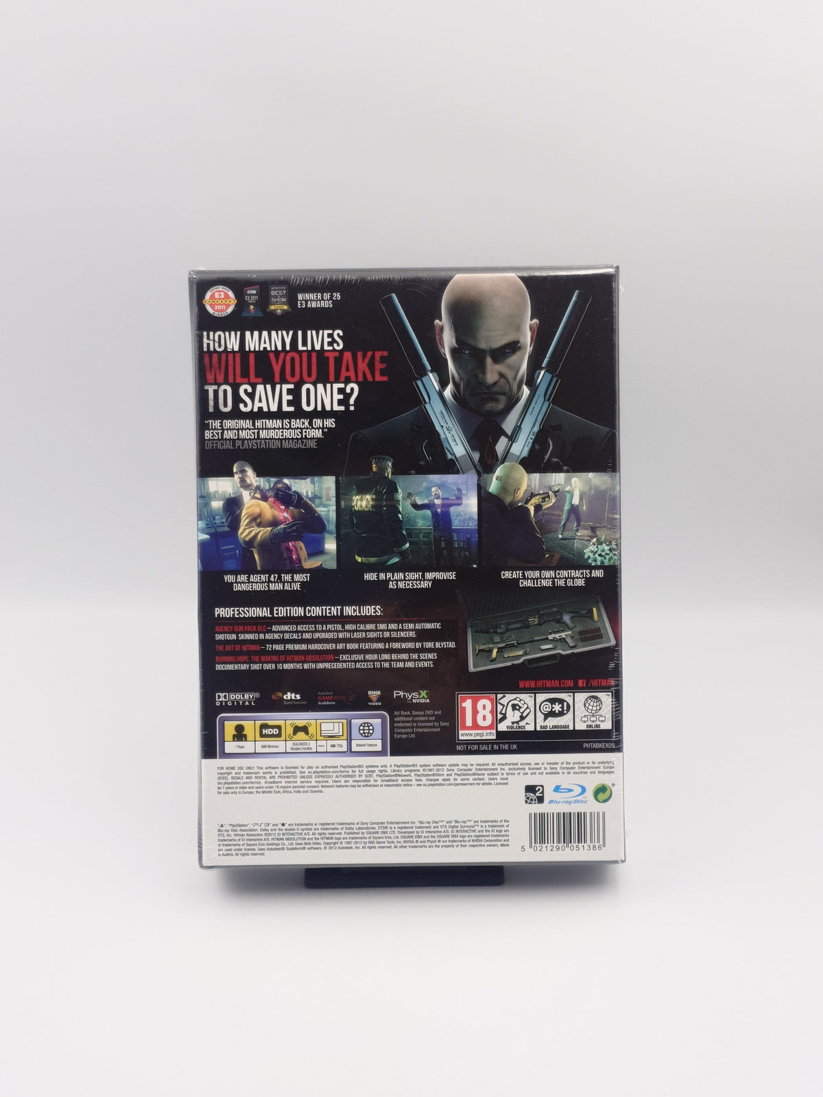 Hitman: Absolution - Professional Edition (PS3, UK PAL) - Factory Sealed