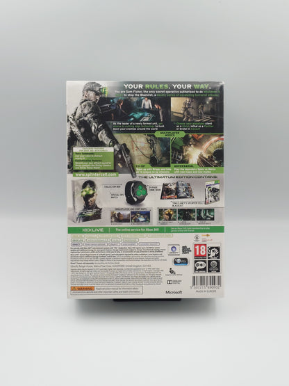 Tom Clancy's Splinter Cell: Blacklist - The Ultimatum Edition (Xbox 360, PAL) - Factory Sealed