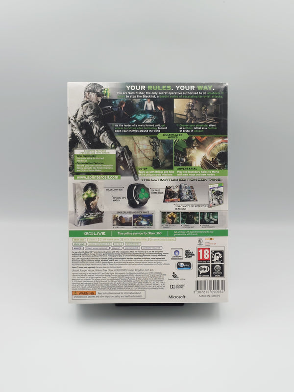 Tom Clancy's Splinter Cell: Blacklist - The Ultimatum Edition (Xbox 360, PAL) - Factory Sealed