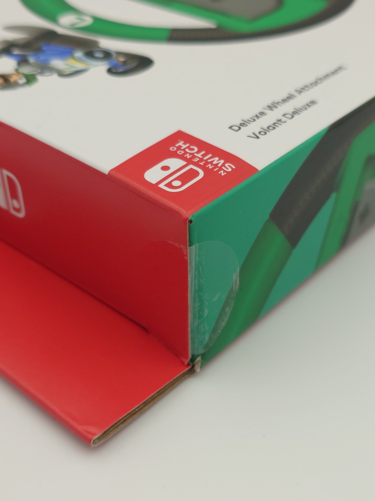 Mario Kart 8 Deluxe – Deluxe Wheel Attachment: Luigi Variant (Nintendo Switch) – Factory Sealed