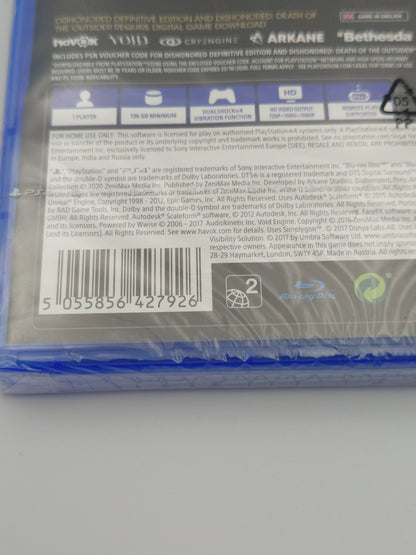 Dishonored & Prey: The Arkane Collection (PS4, UK PAL) – Factory Sealed